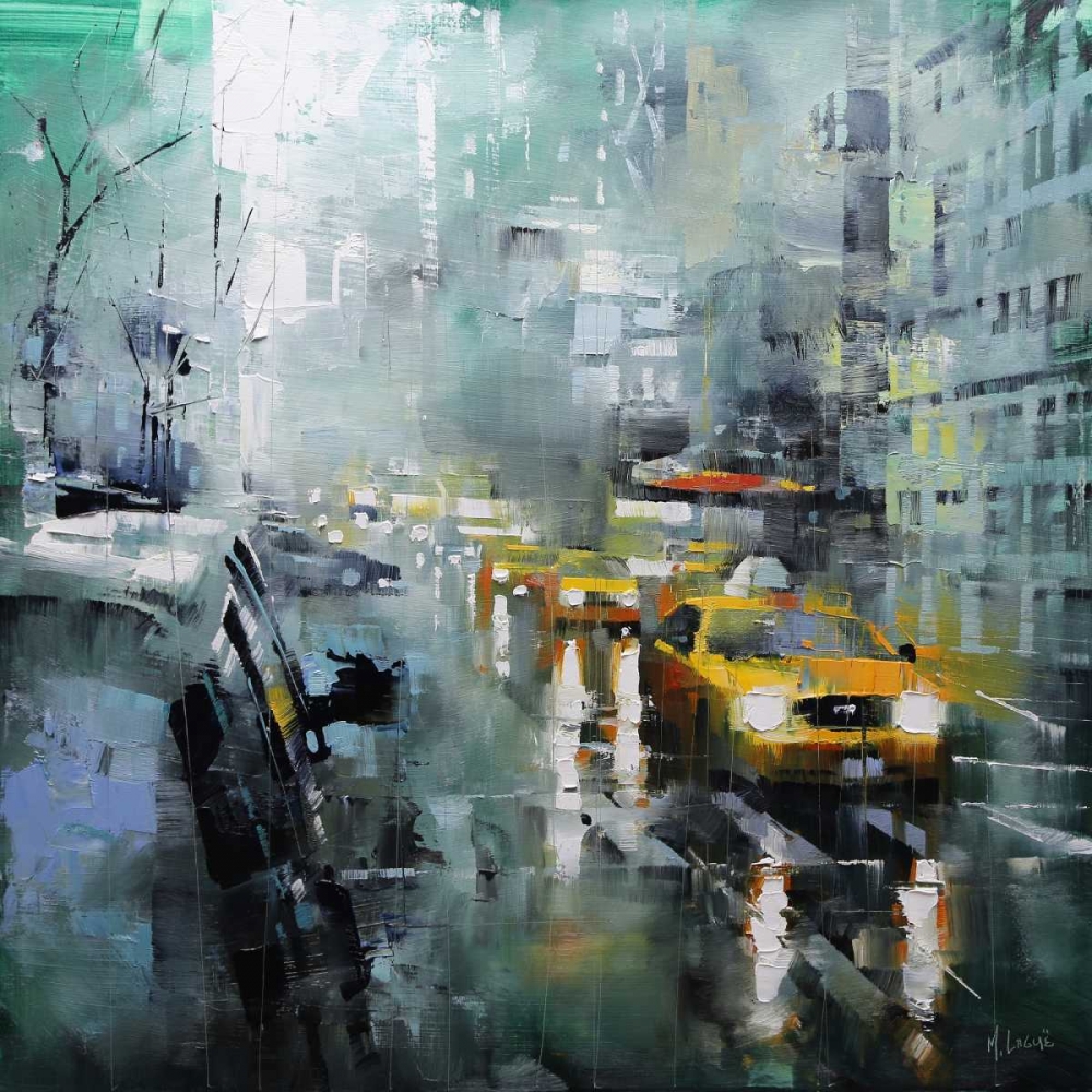 New York Rain art print by Mark Lague for $57.95 CAD