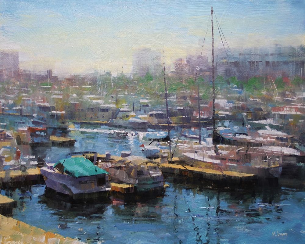 Chicago Harbor art print by Mark Lague for $57.95 CAD
