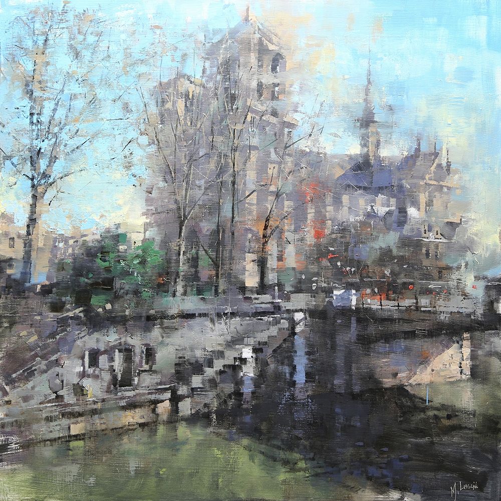 Notre Dame on the Seine art print by Mark Lague for $57.95 CAD