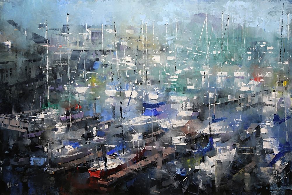 Fishermanâ€™s Wharf art print by Mark Lague for $57.95 CAD