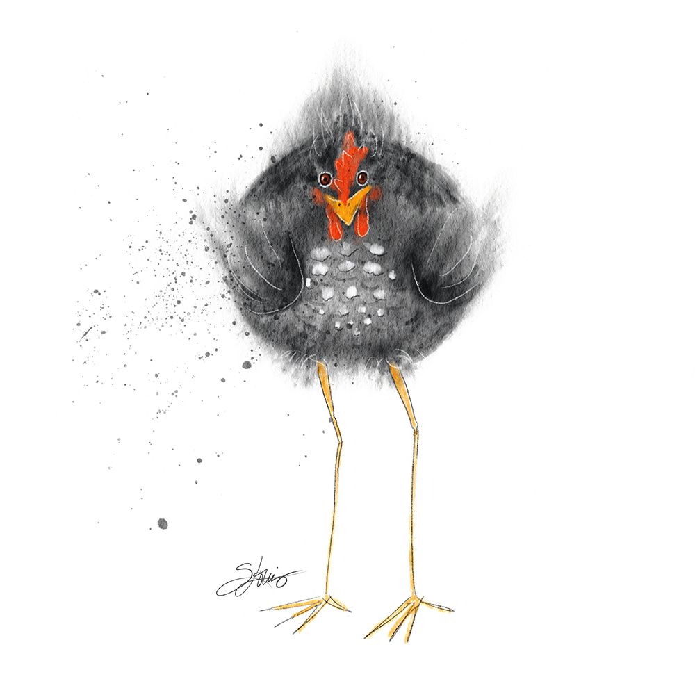 Hell Chicken art print by Shanda Louis for $57.95 CAD
