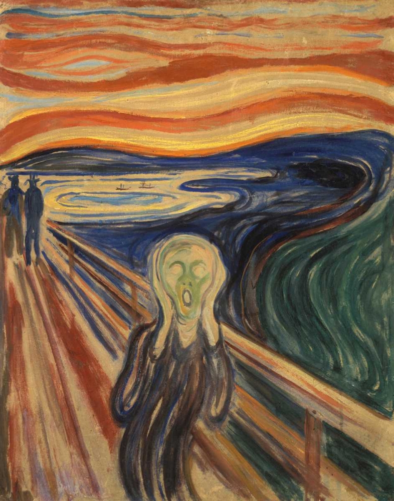 The Scream art print by Edvard Munch for $57.95 CAD