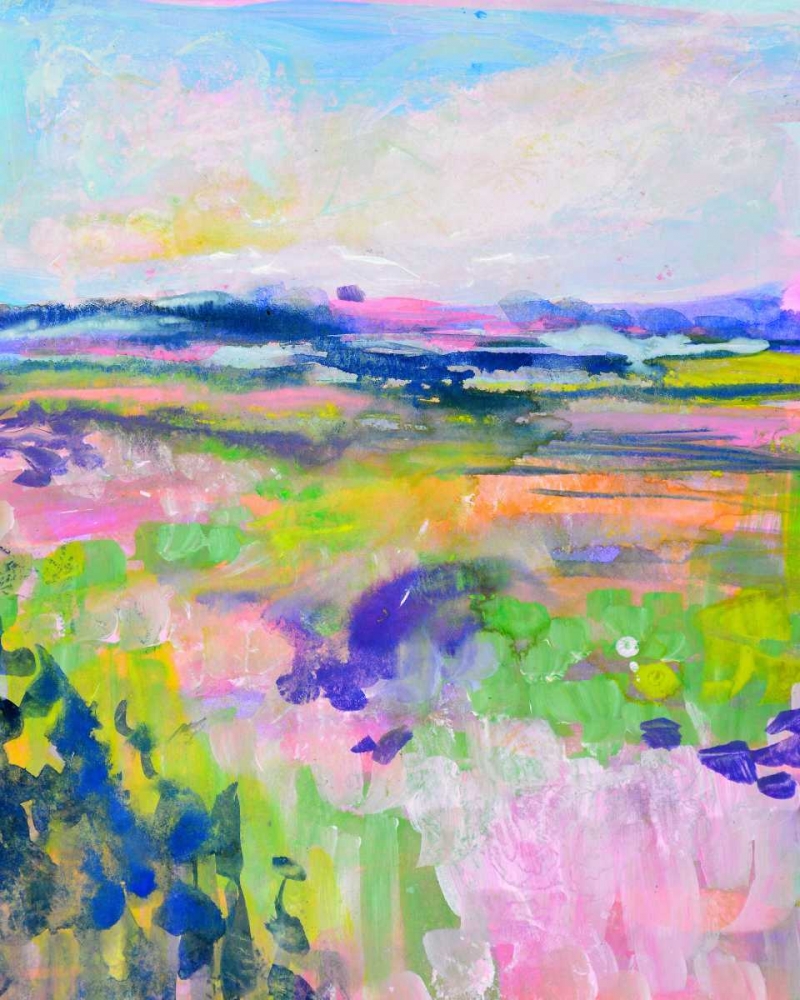 Colourful Land I art print by TA Marrison for $57.95 CAD