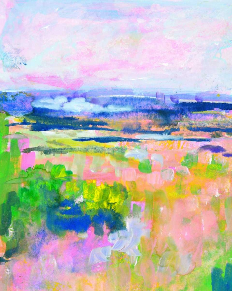 Colourful Land II art print by TA Marrison for $57.95 CAD