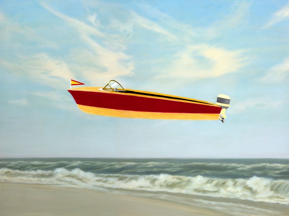 Speedboat art print by Rick Monzon for $57.95 CAD