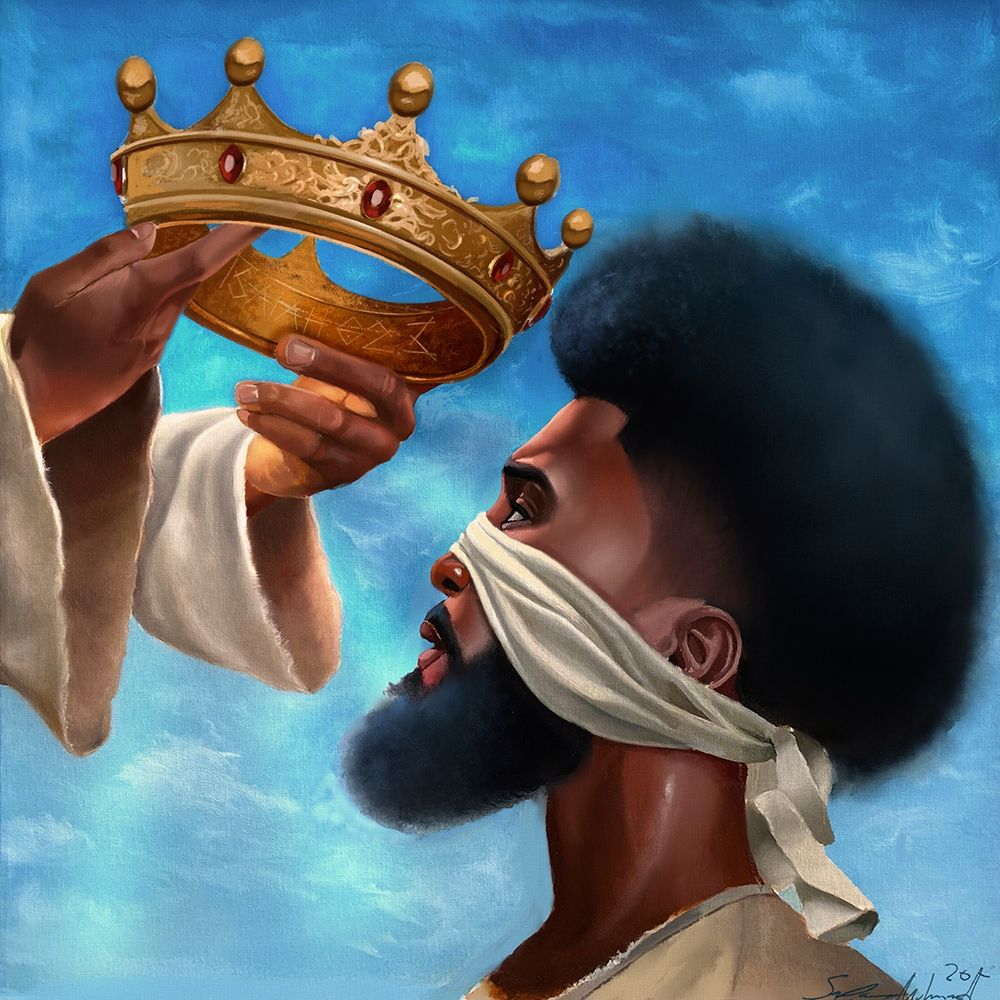 Crown Me Lord â€“ Man art print by Salaam Muhammad for $57.95 CAD