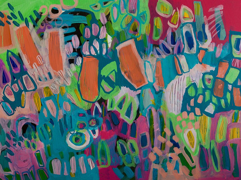 Crazy Abstract Gardens No. 2 art print by Lindsey McAlister for $57.95 CAD
