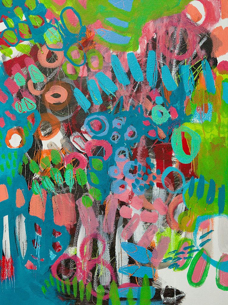 Crazy Abstract Gardens No. 4 art print by Lindsey McAlister for $57.95 CAD