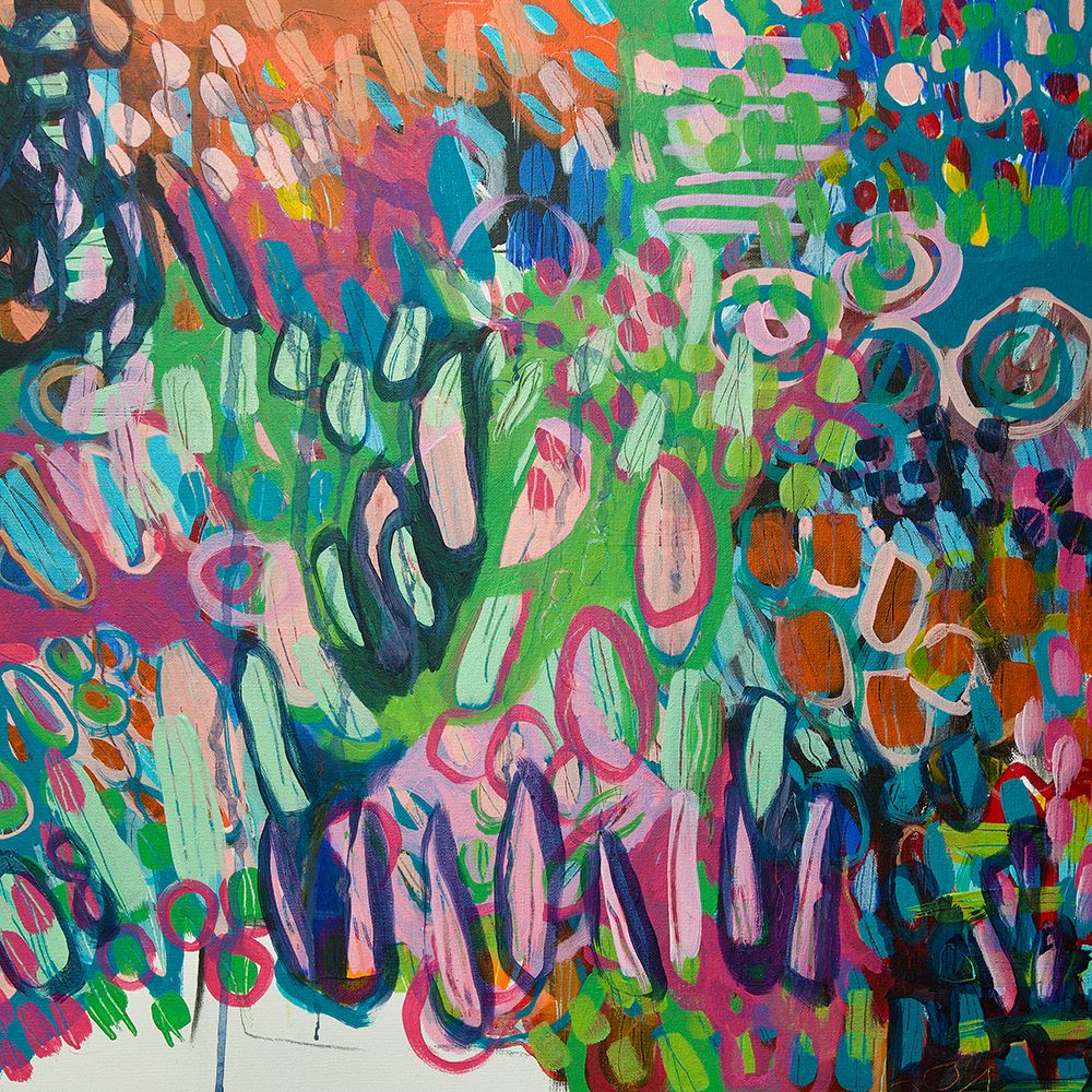 Crazy Abstract Gardens No. 6 art print by Lindsey McAlister for $57.95 CAD