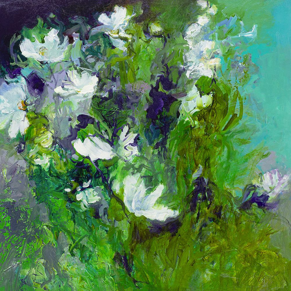White Cosmos No. 1 art print by Catherine Wagner Minnery for $57.95 CAD