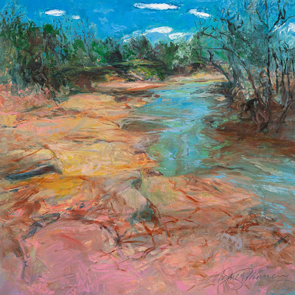 OK Spring Stream No. 1 art print by Catherine Wagner Minnery for $57.95 CAD