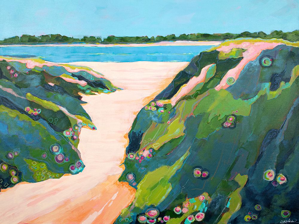 Floral Cliffs art print by Dorothy Holmes Mohler for $57.95 CAD