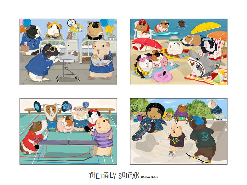 The Daily Squeak art print by Hanna Melin for $57.95 CAD