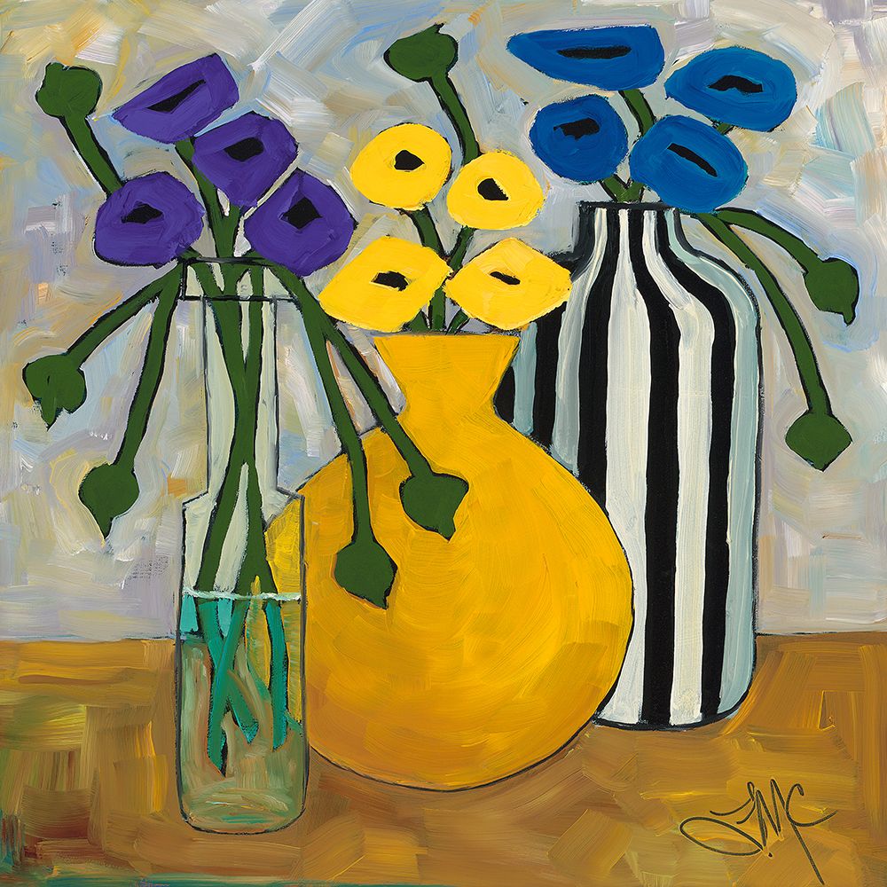 Geometry in Bloom art print by Leslie McCarron for $57.95 CAD