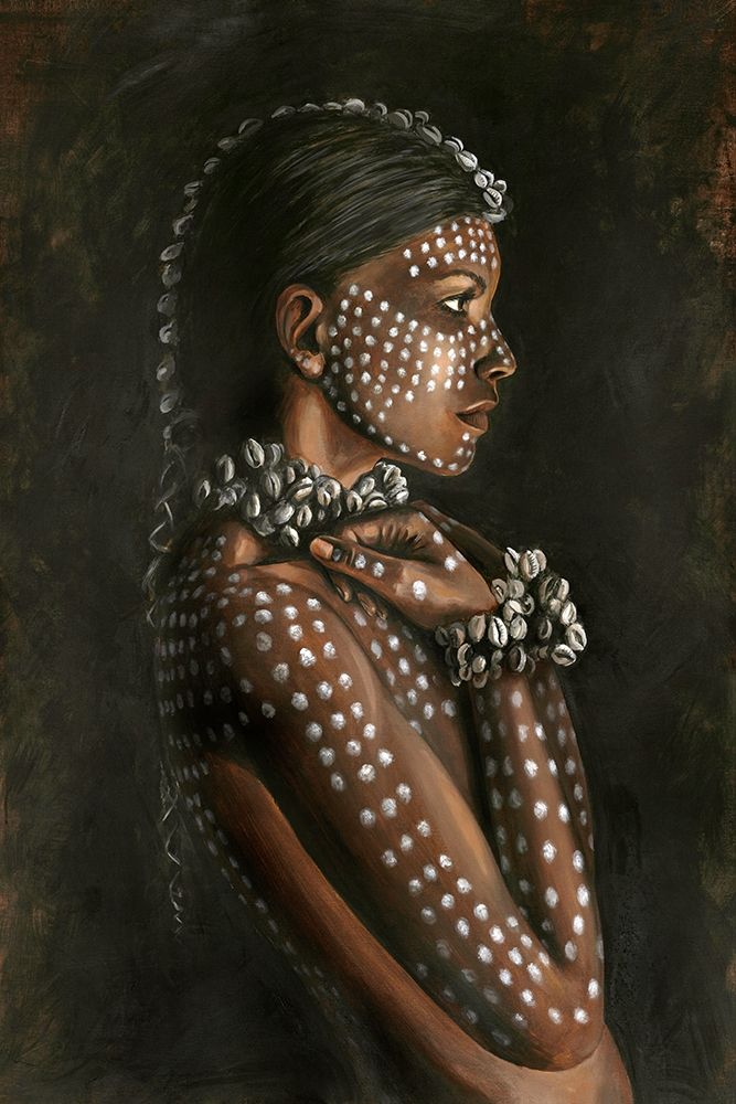 Tribal Woman art print by Design Fabrikken for $57.95 CAD