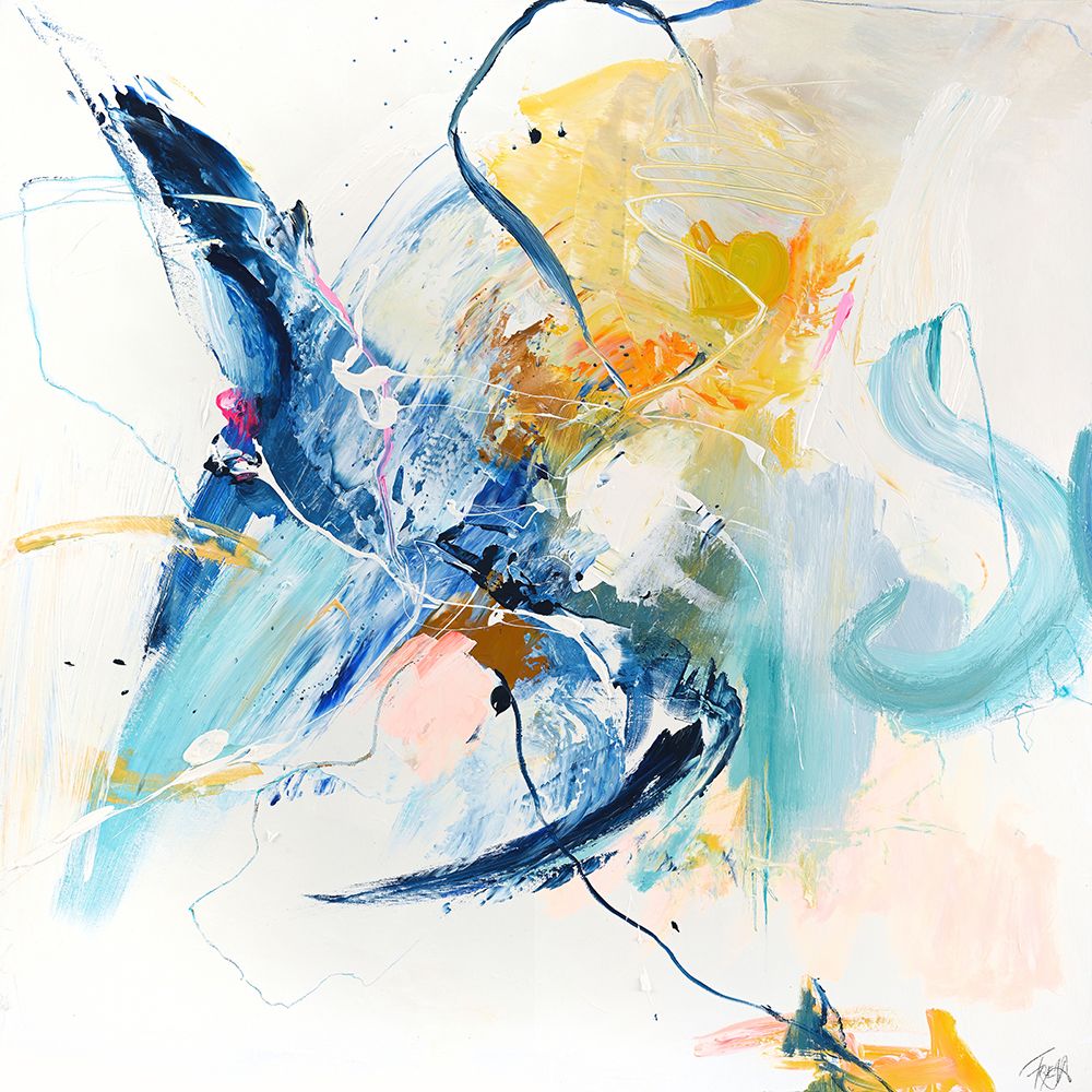Confidential Blue art print by Design Fabrikken for $57.95 CAD