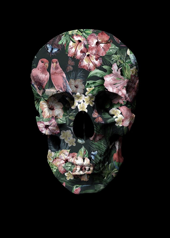 Tropic Skull art print by Design Fabrikken for $57.95 CAD