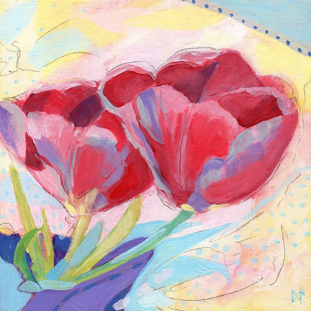 Tulips No. 2 art print by Ann Thompson Nemcosky for $57.95 CAD