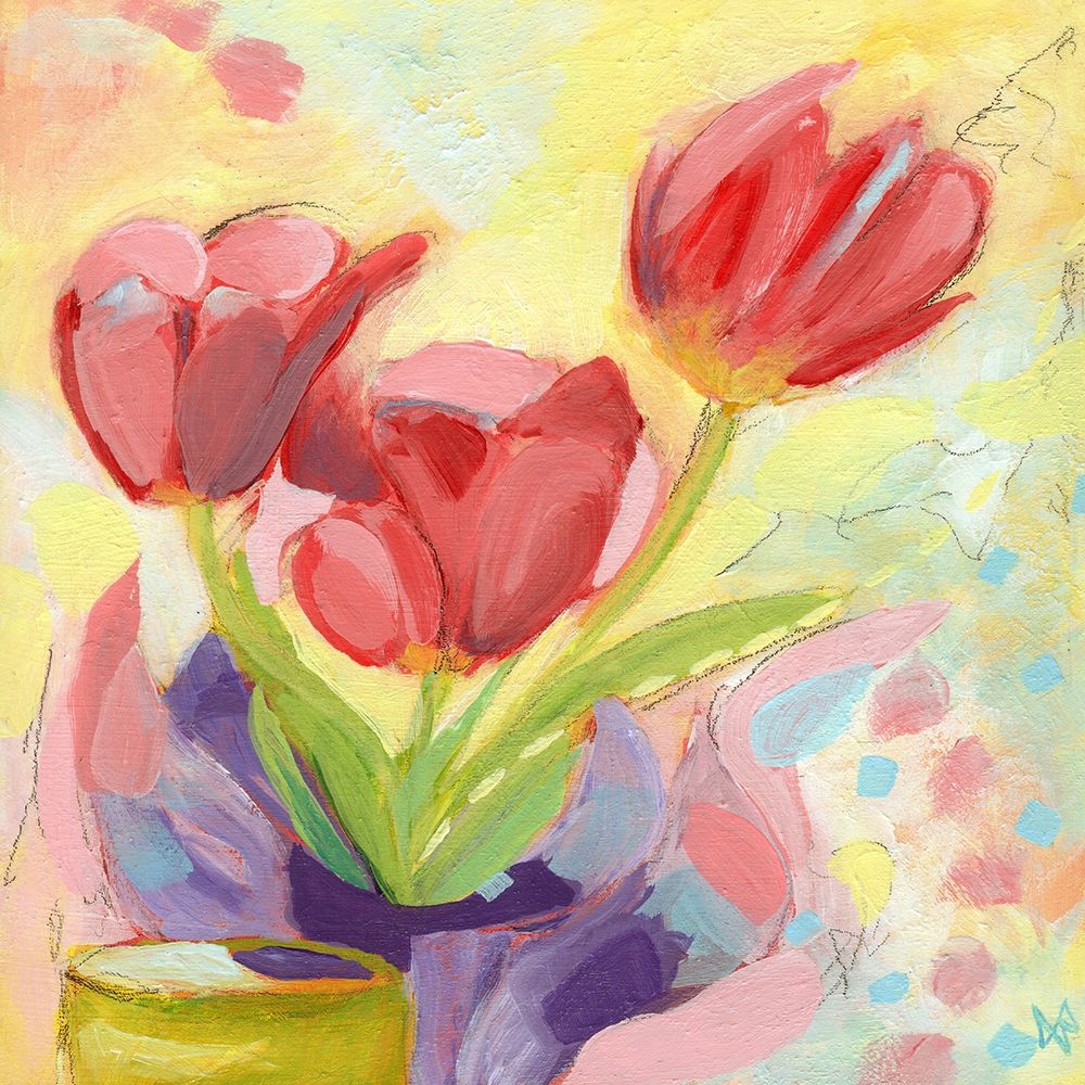 Tulips No. 3 art print by Ann Thompson Nemcosky for $57.95 CAD