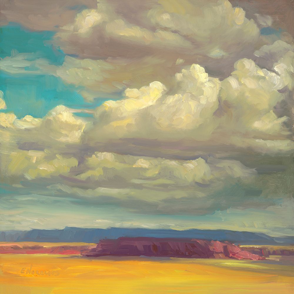 Rain Clouds Over the Desert art print by Erica Pollock Norelius for $57.95 CAD