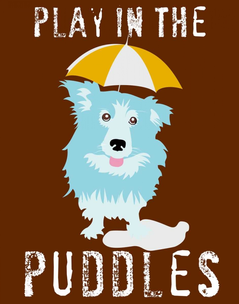 Play in the Puddles art print by Ginger Oliphant for $57.95 CAD