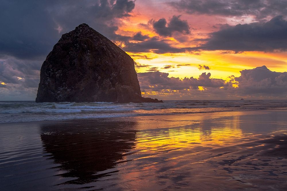 Cannon Beach Sunset art print by Tim Oldford for $57.95 CAD