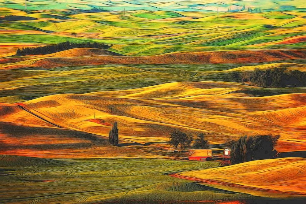 Palouse #22 art print by Dale ODell for $57.95 CAD