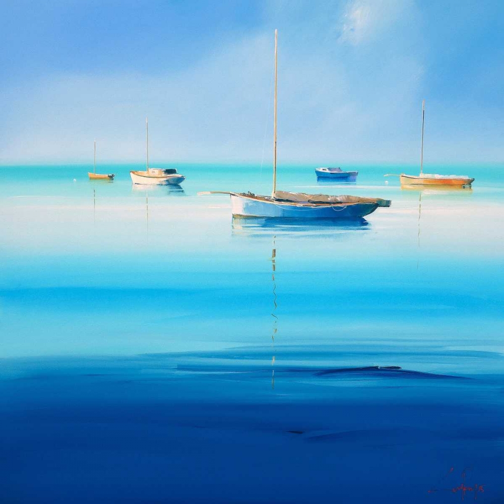Blue Couta art print by Craig Trewin Penny for $57.95 CAD