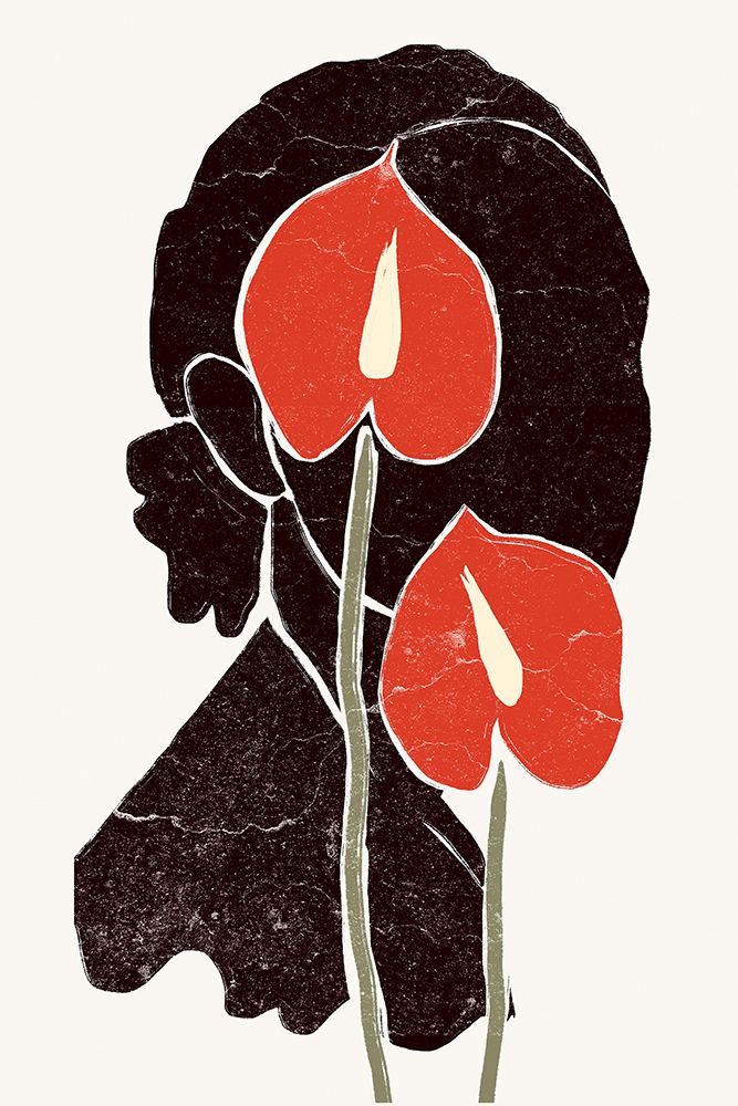 Anthurium art print by Yuyu Pont for $57.95 CAD