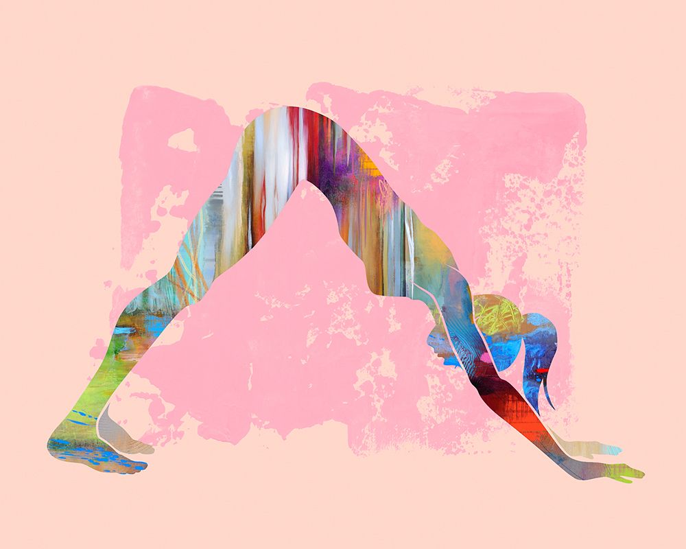 Downward Dog Sun art print by Tim Parker for $57.95 CAD