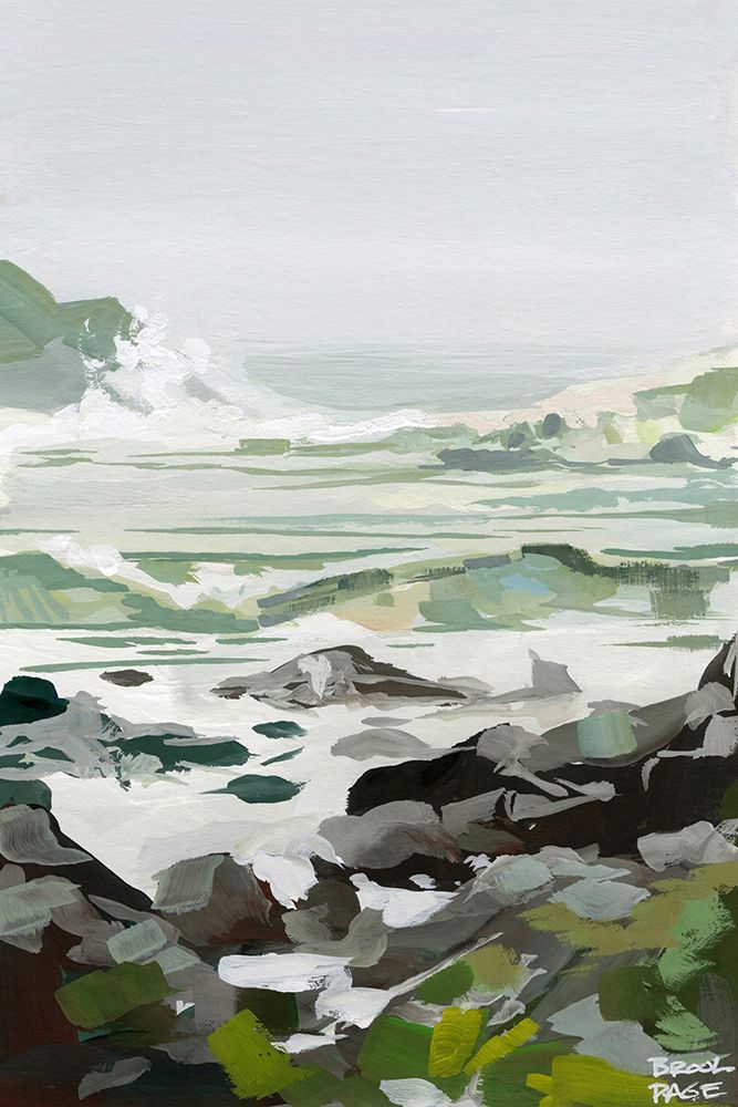 Coastal Waves and Rocks art print by Brook Page for $57.95 CAD