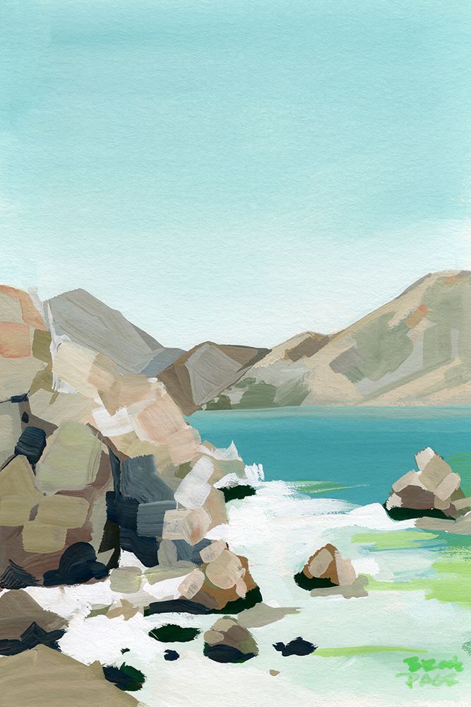 Rocky Coast art print by Brook Page for $57.95 CAD
