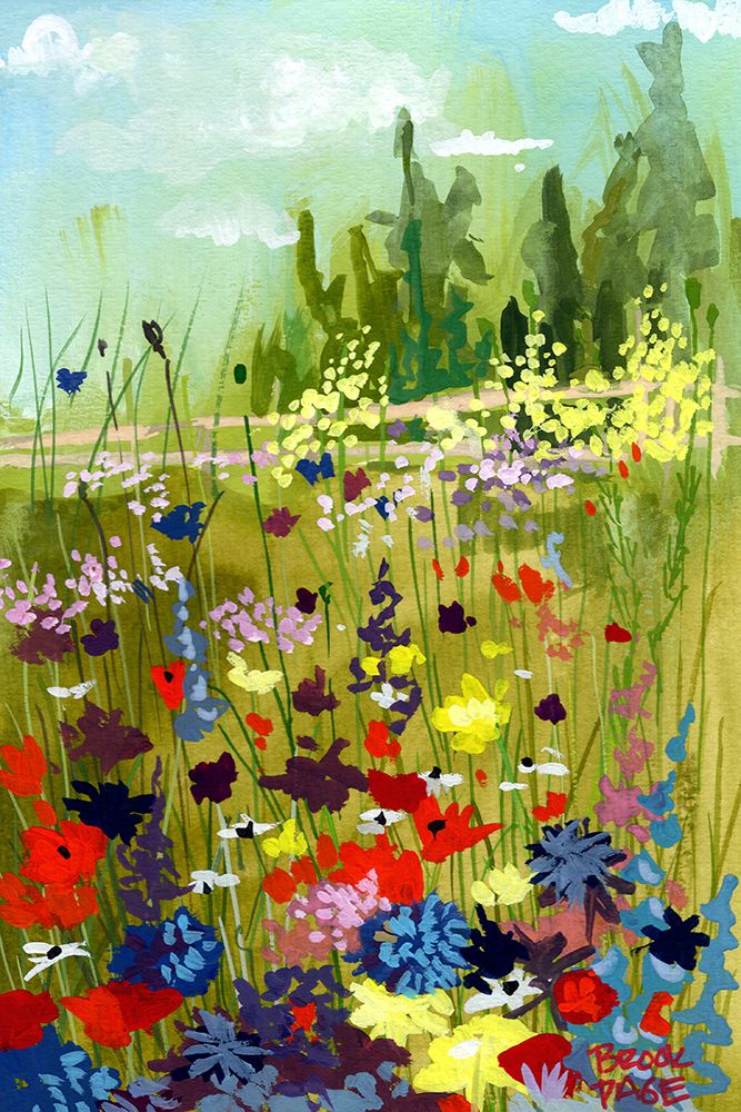 Wildflower Meadow art print by Brook Page for $57.95 CAD