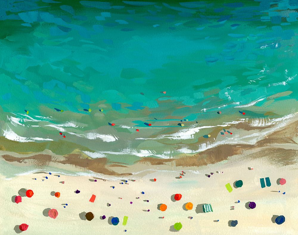 Aerial Beach art print by Brook Page for $57.95 CAD