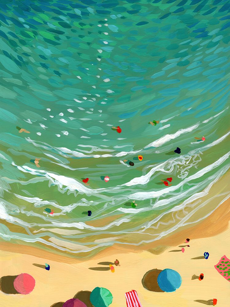 Aerial Beach IV art print by Brook Page for $57.95 CAD