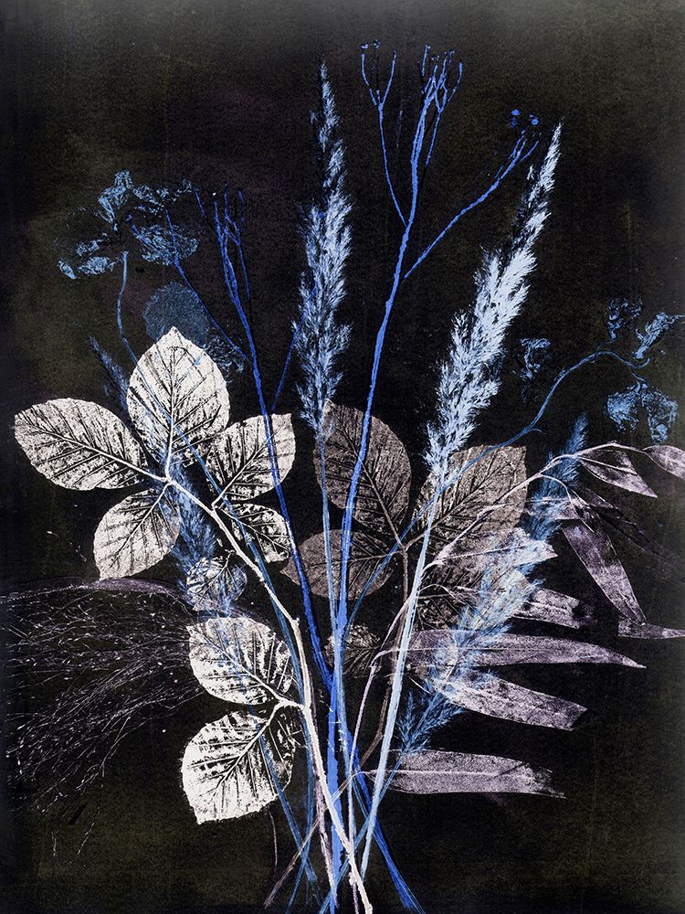 Bouquet Dark Blue art print by Pernille Folcarelli for $57.95 CAD