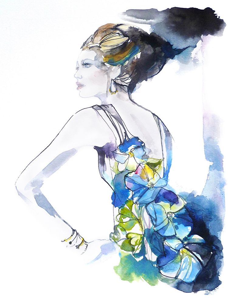 Flower Dress art print by Schuyler Rideout for $57.95 CAD