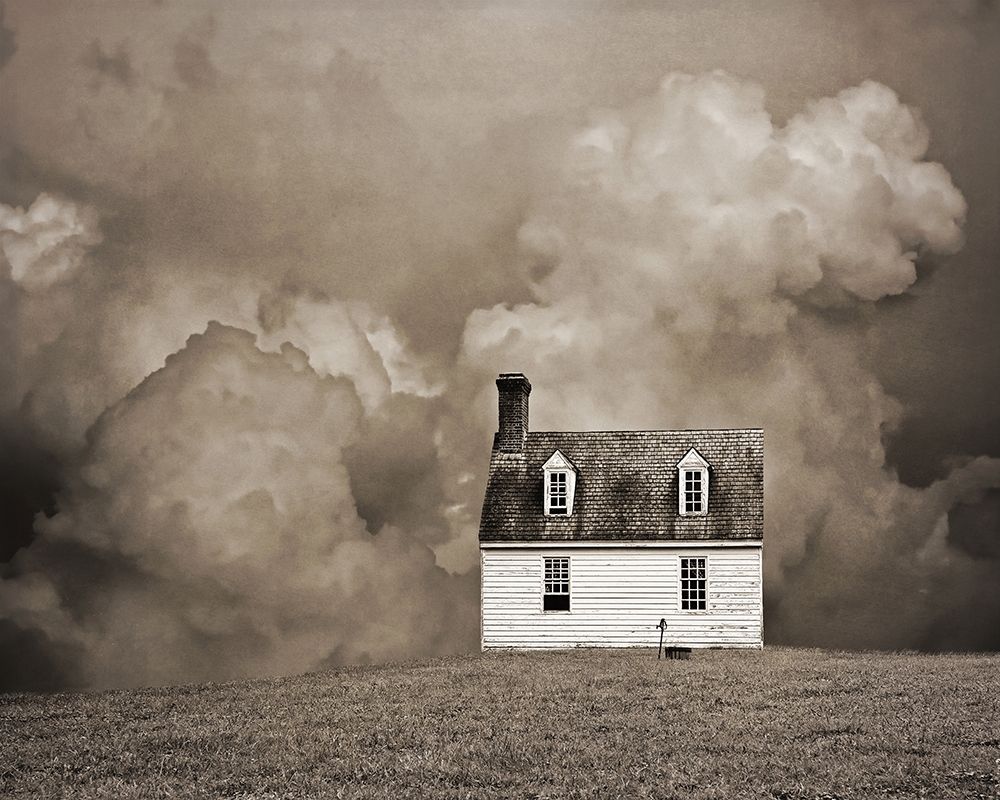 Lone House in Brown art print by Brooke T. Ryan for $57.95 CAD
