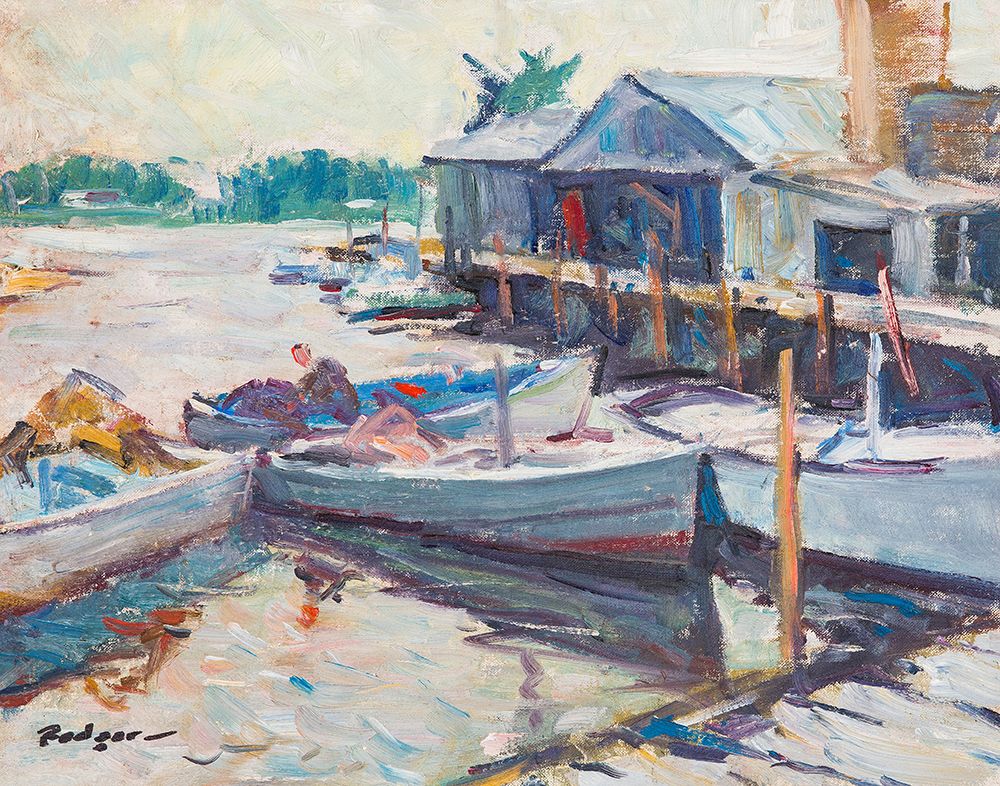Fish House art print by Richard A. Rodgers for $57.95 CAD