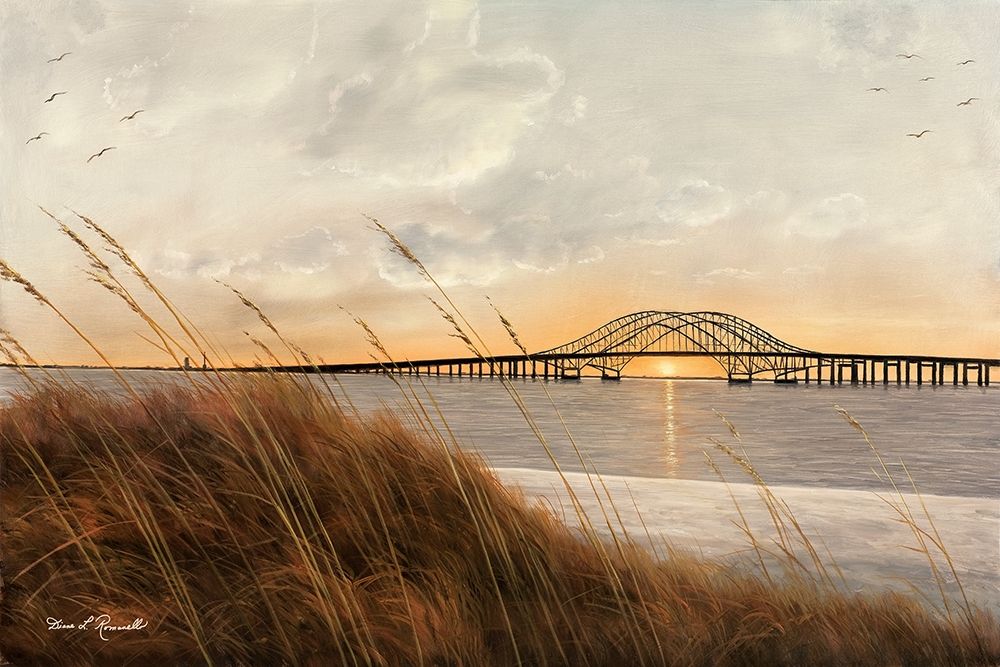 View of Captree Bridge art print by Diane Romanello for $57.95 CAD
