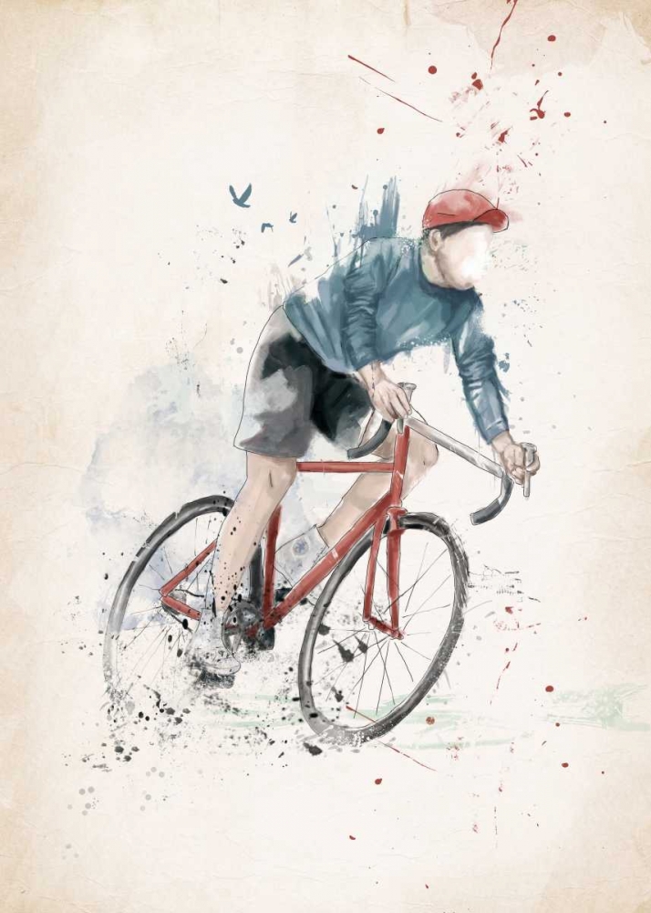 I Want to Ride My Bicycle art print by Balazs Solti for $57.95 CAD