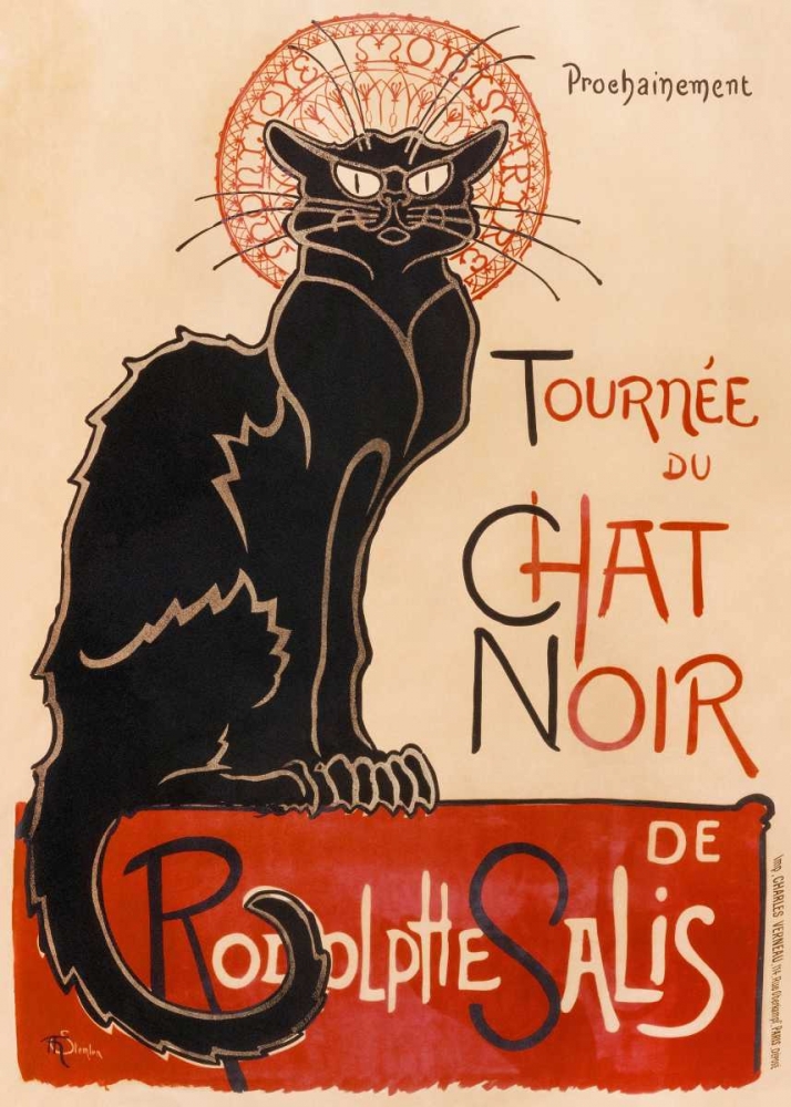 Chat Noir art print by Theophile Steinlen for $57.95 CAD