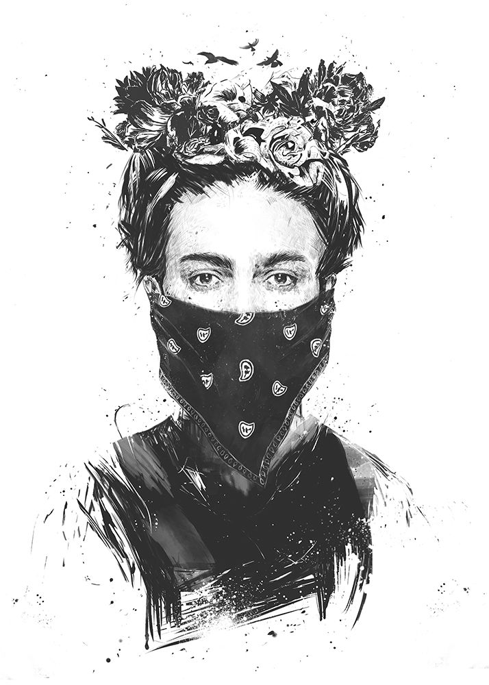 Rebel Girl art print by Balazs Solti for $57.95 CAD