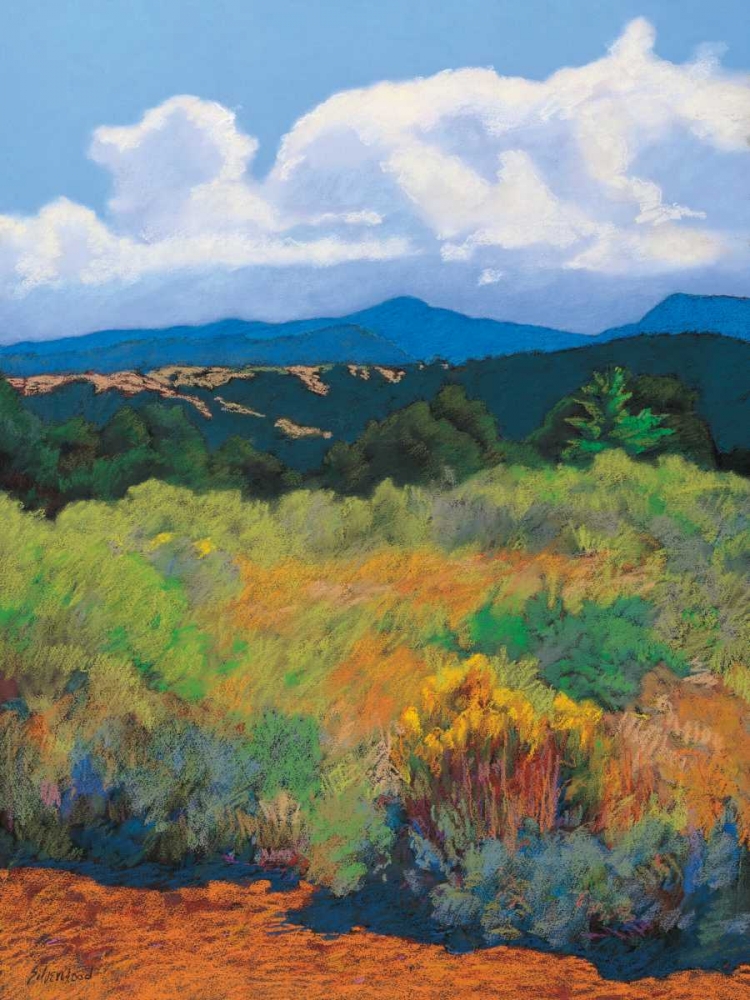 Distant Hills art print by Mary Silverwood for $57.95 CAD