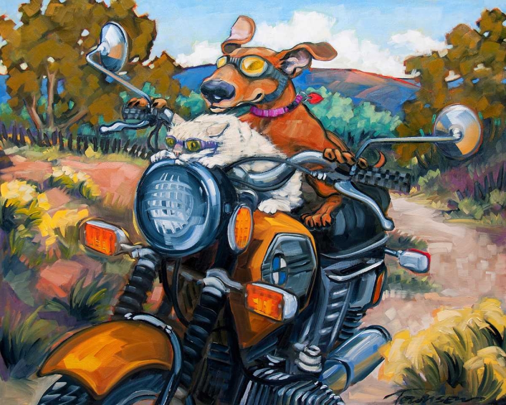 Have Dog Will Travel art print by Connie R. Townsend for $57.95 CAD