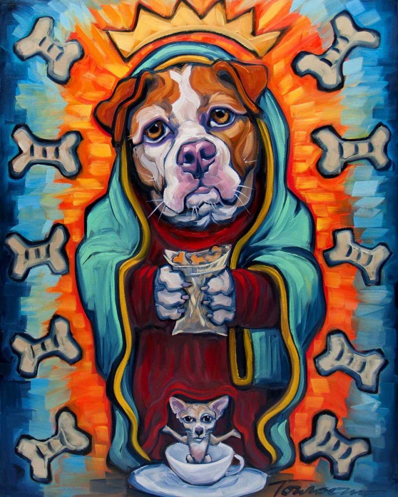 Our Lady of Perpetual Dog Biscuits art print by Connie R. Townsend for $57.95 CAD