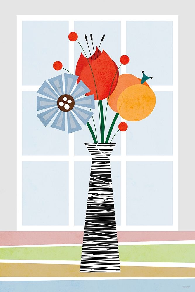 Flowers in Colour art print by Tomas Design for $57.95 CAD