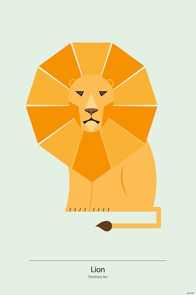 Lion art print by Tomas Design for $57.95 CAD