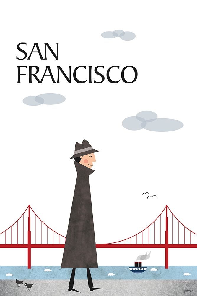 San Francisco art print by Tomas Design for $57.95 CAD