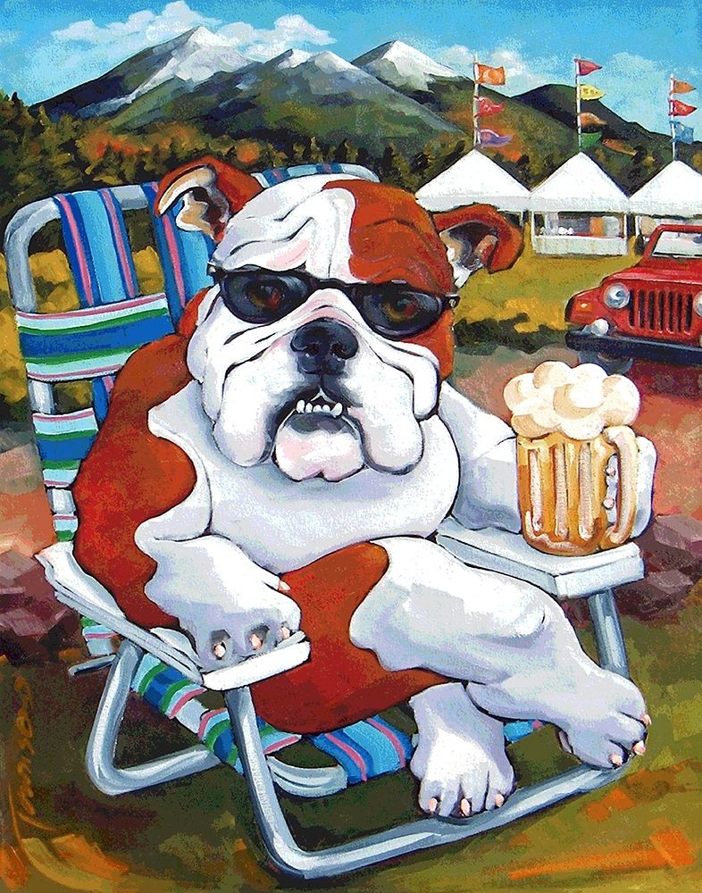 Bully For Beer Fest art print by CR Townsend for $57.95 CAD